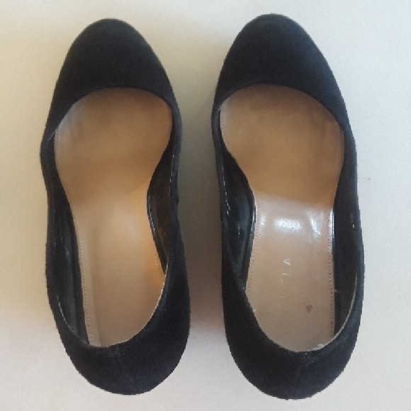 Chic Black Suede Carvela Wedge Shoes, 38, size 8 - Picture 5 of 12